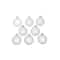 Whitehurst 8ct. 3.5" Clear Glass Ball Ornaments